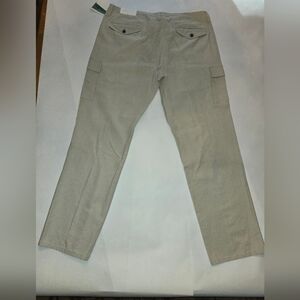 Cubavera Tan Cargo Pants with Straight Leg